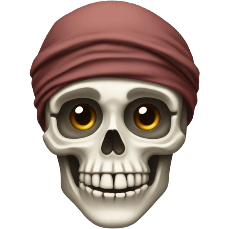 Skeleton with a durag emoji