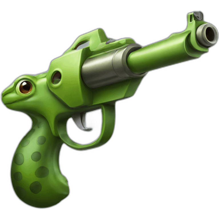 frog gun emoji