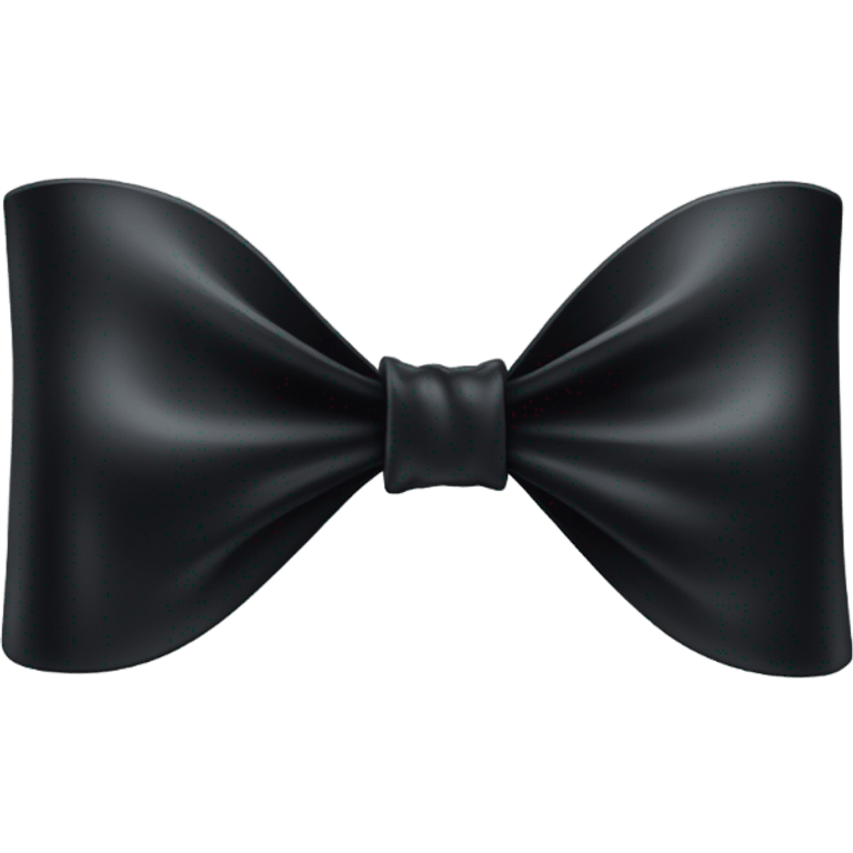 Black bow  emoji