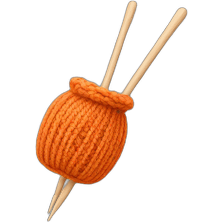 knitting needles emoji