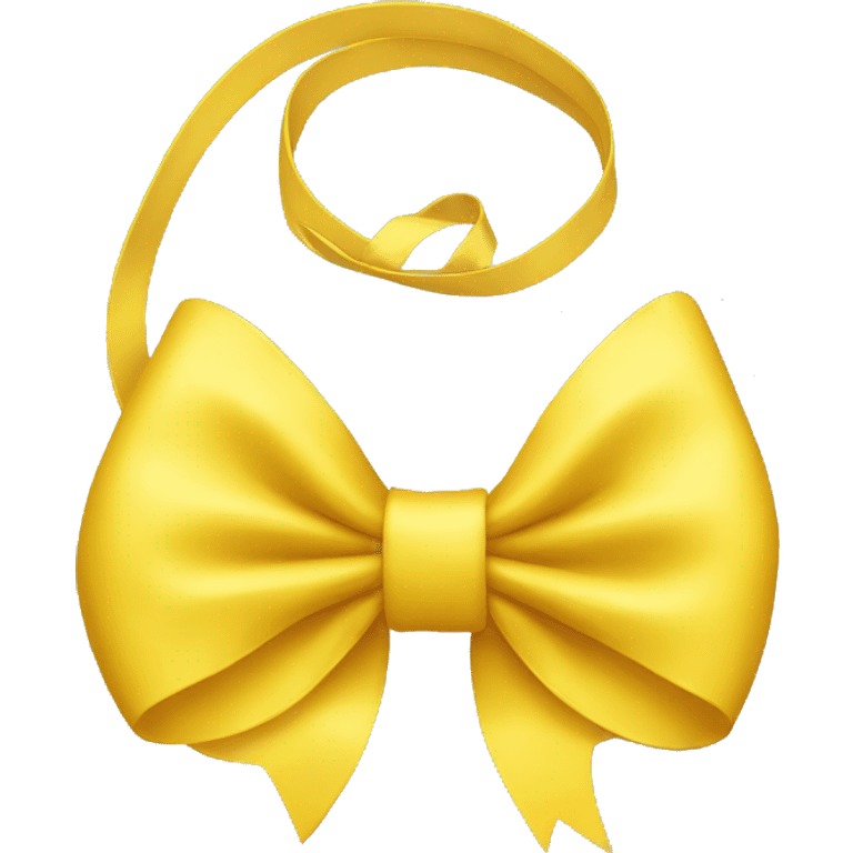 yellow bow emoji