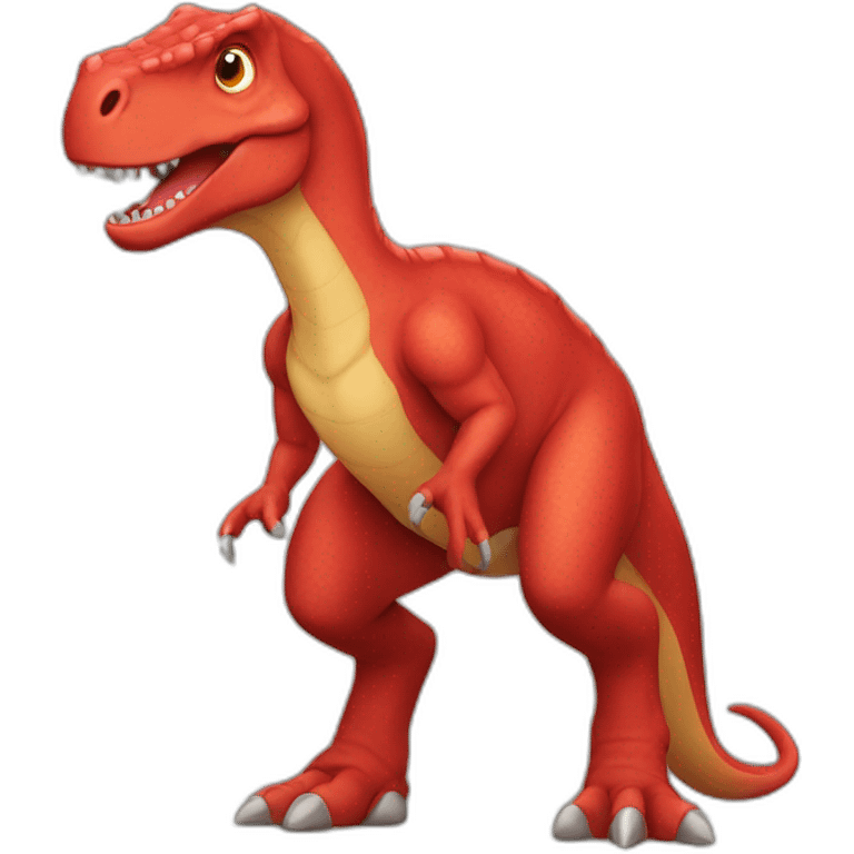 Red dinosaur  emoji