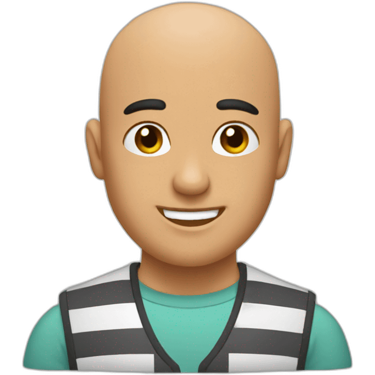 bald barber emoji