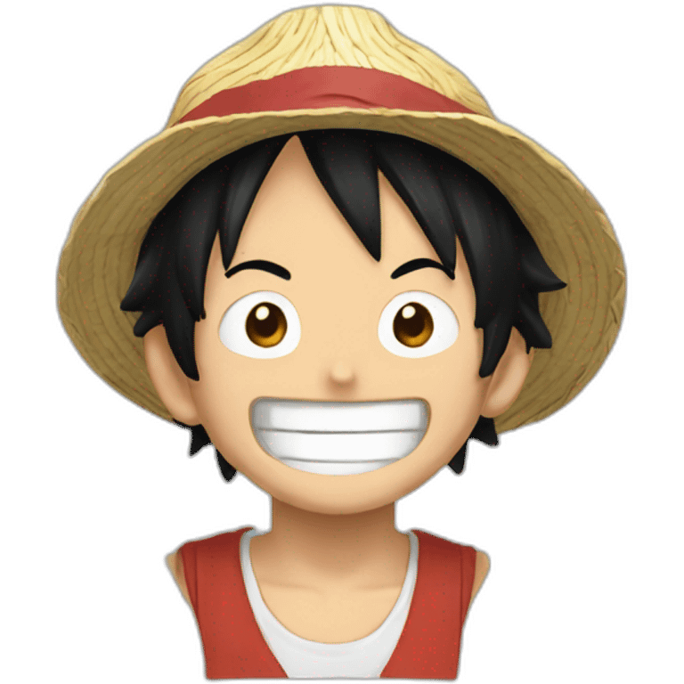 Luffy deaf emoji emoji