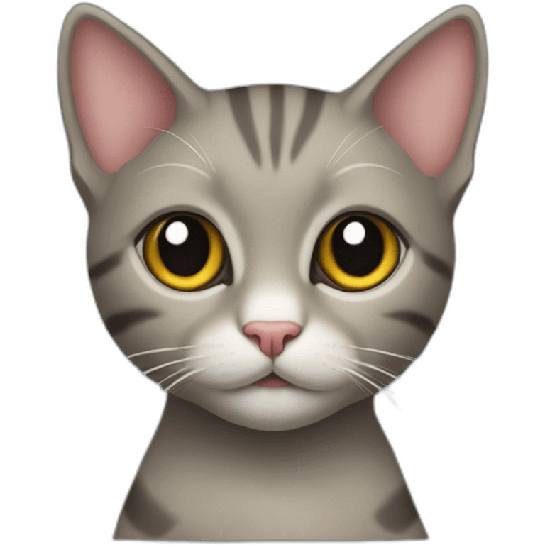 Pequeña Cat black emoji