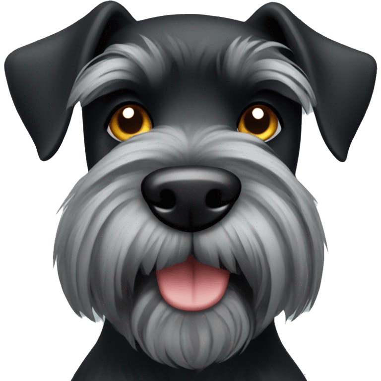 black schnauzer emoji