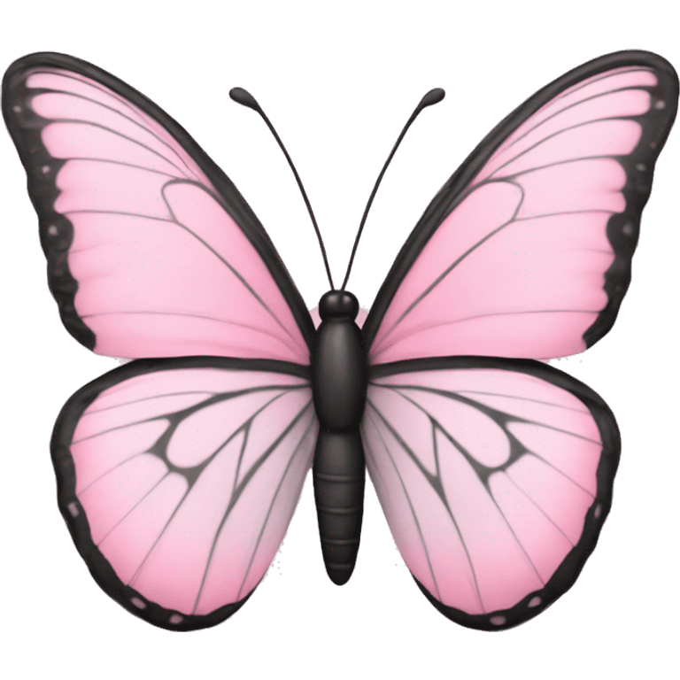 Butterfly in baby pink emoji