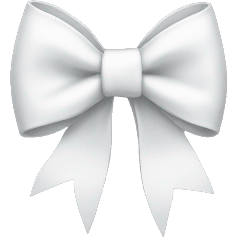 White bow emoji