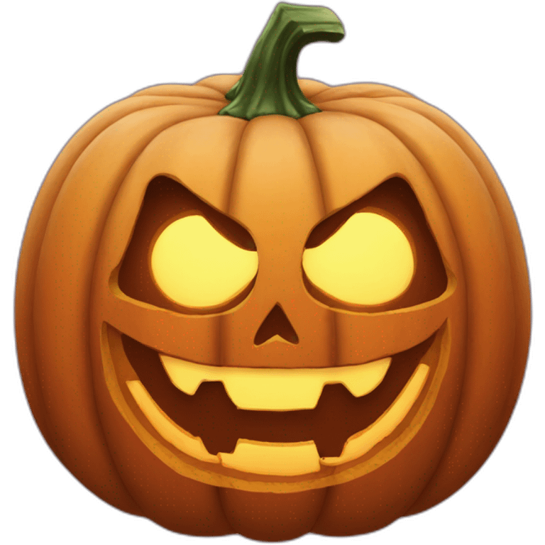 Jack o lantern scary emoji