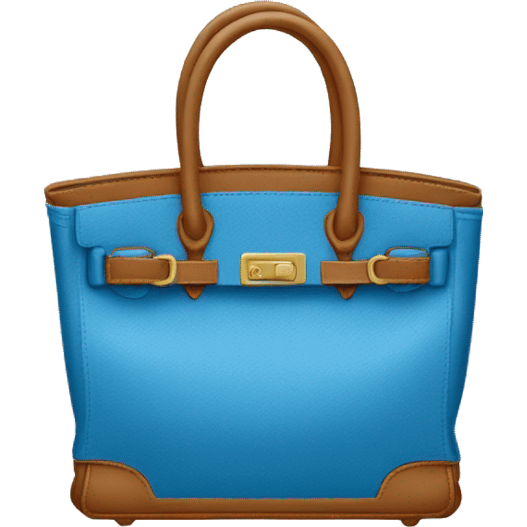 Blue Birkin bag emoji