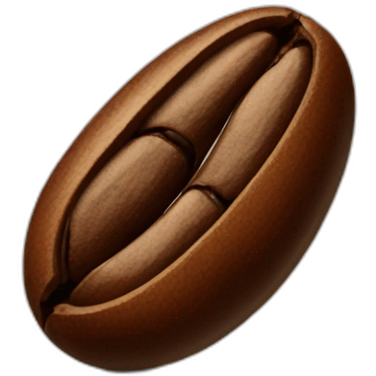 Coffee bean emoji