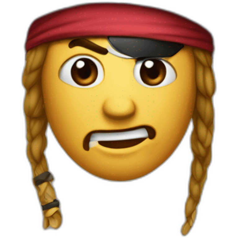 Piratte of the caribean emoji