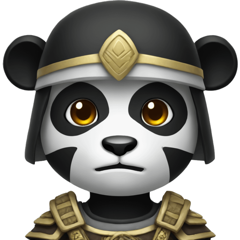 Panda warrior emoji