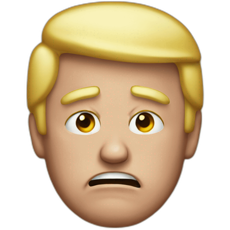 Trump crying  emoji