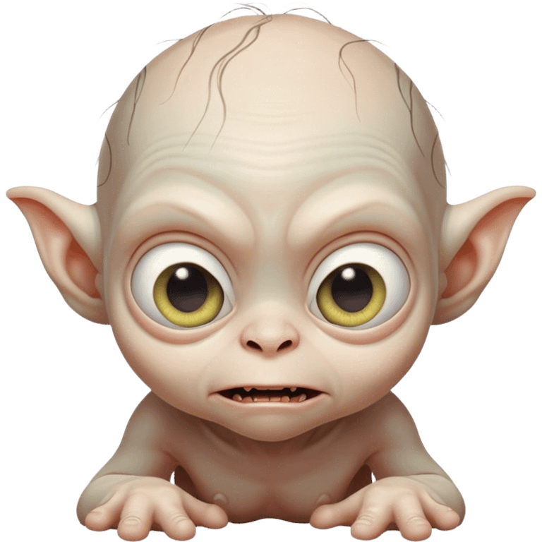 Baby gollum from lord of the rings emoji