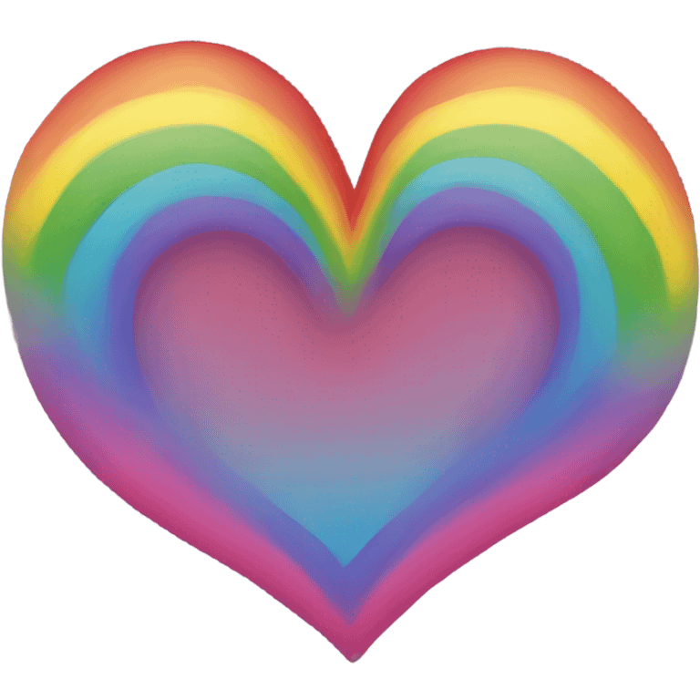 Rainbow heart emoji