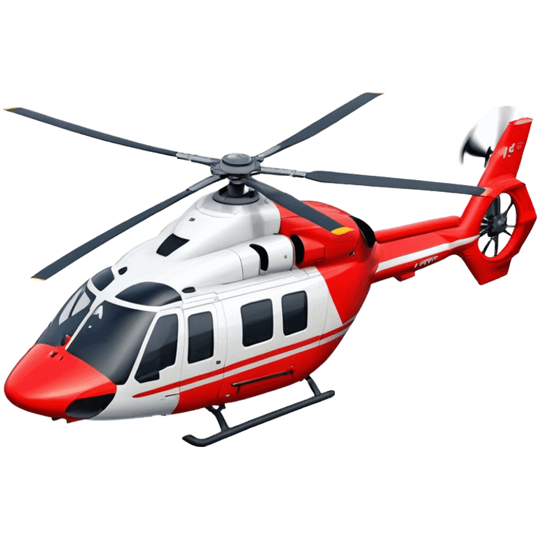 Rescue Helicopter - Airbus H145 (Model Year: 2021) (Iconic colour: Red with white) emoji