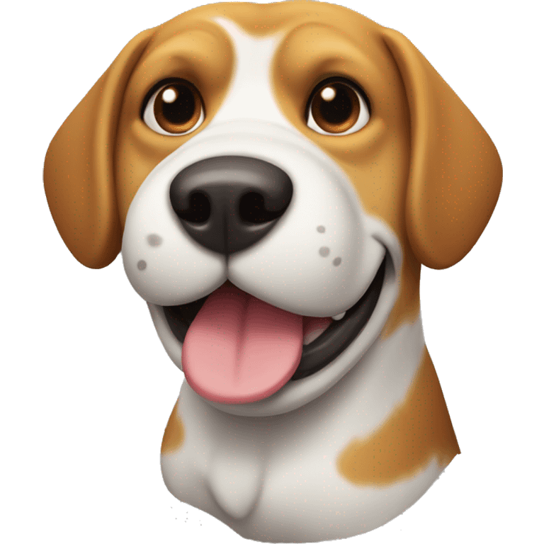 Fat beagle dog emoji