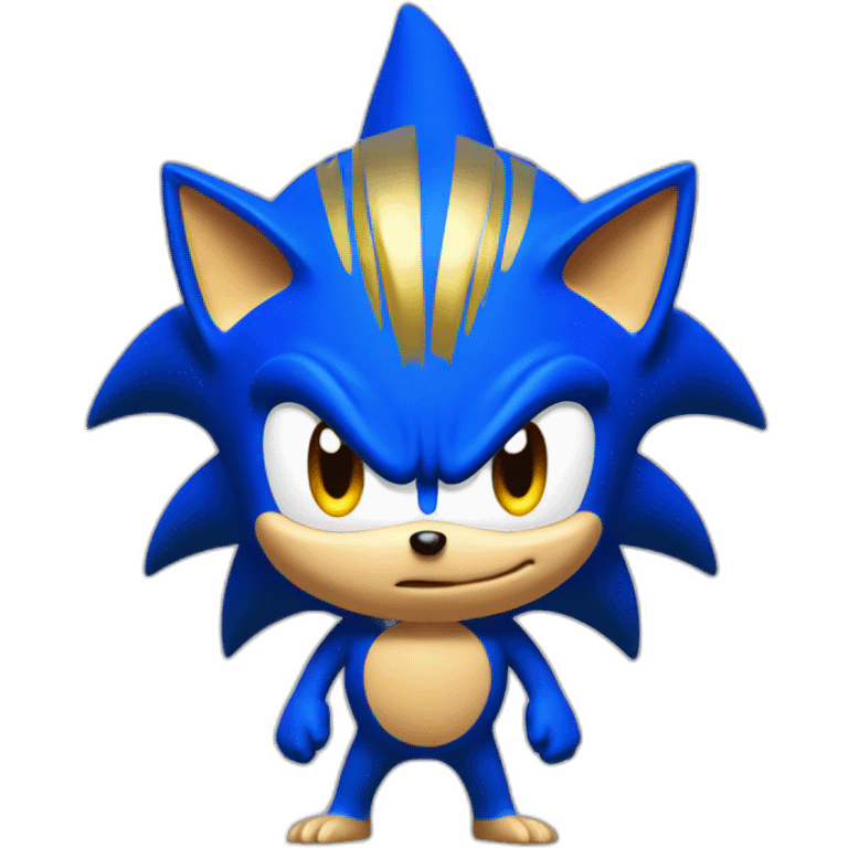 Sonic le hérisson en or emoji