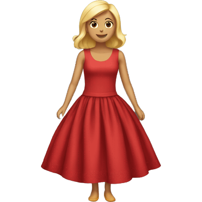 Red dress  emoji