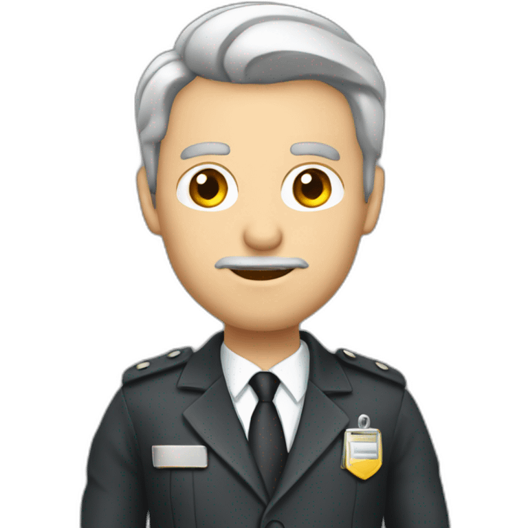 hombre agente profesional de seguros emoji