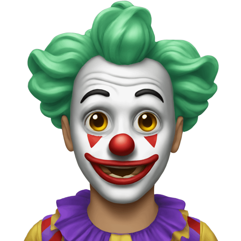 Chrome clown emoji