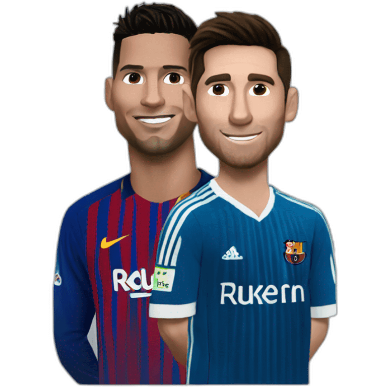 CR7 AND MESSI emoji