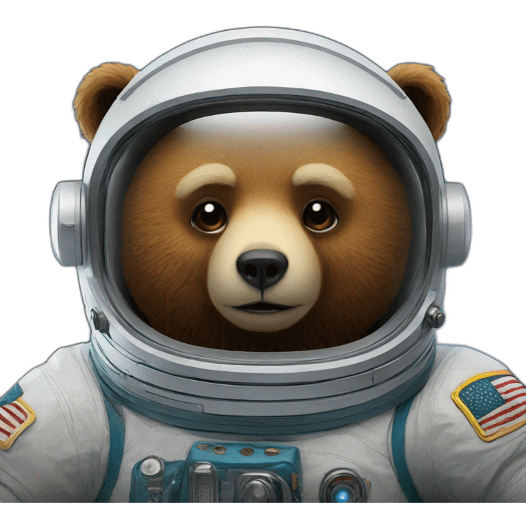 bear in space emoji