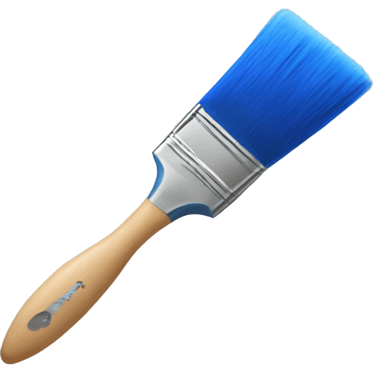 blue paintbrush emoji