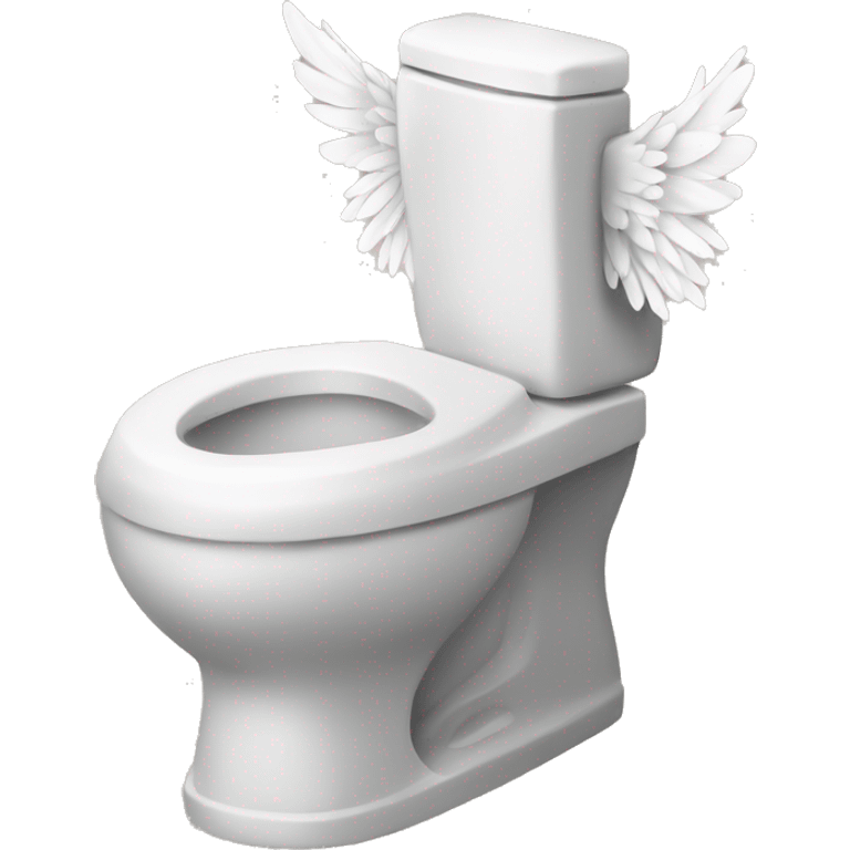 Toilets with wings emoji