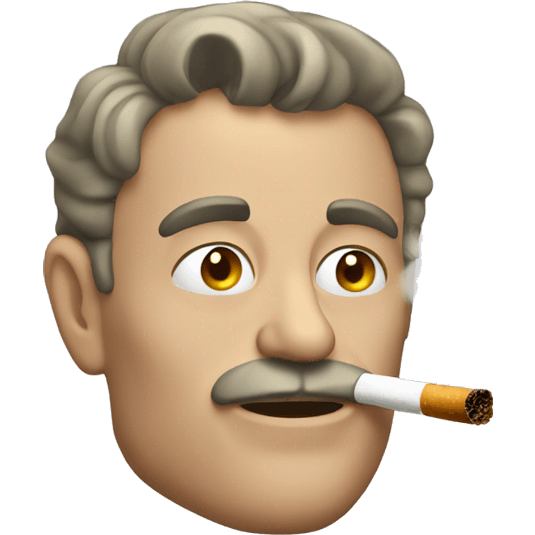 Man smoking emoji