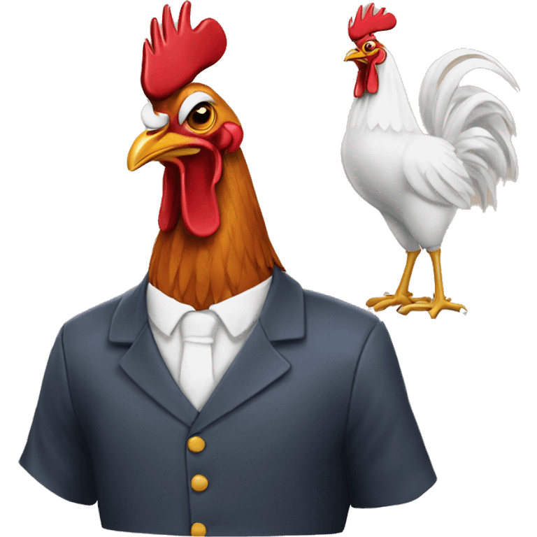 Good morning mr rooster  emoji