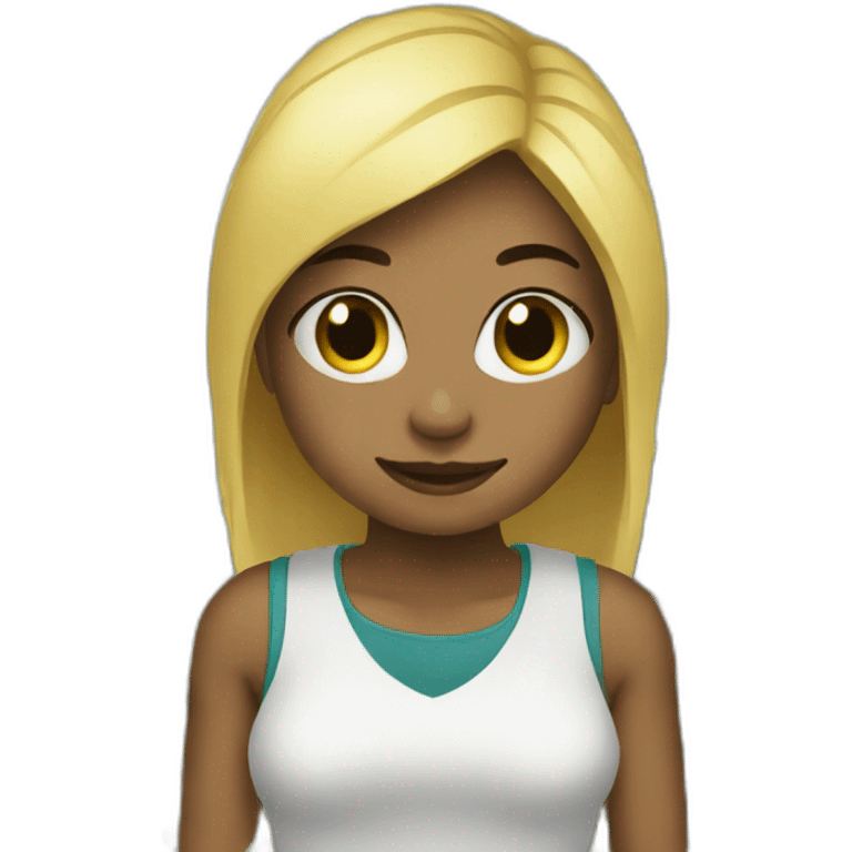 Money girl emoji