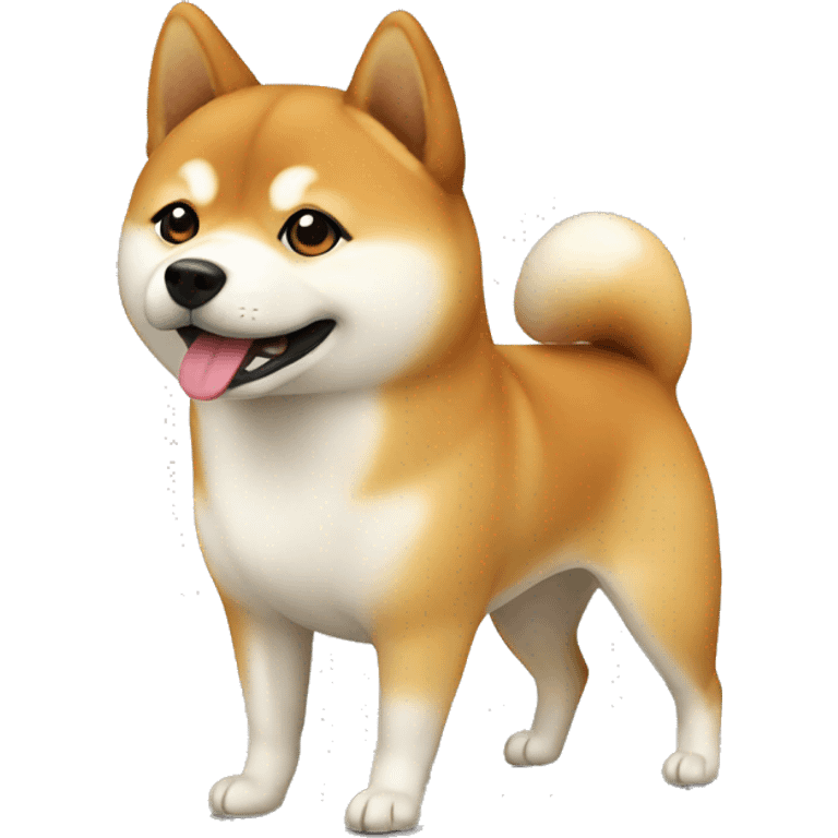 Shiba under th emoji