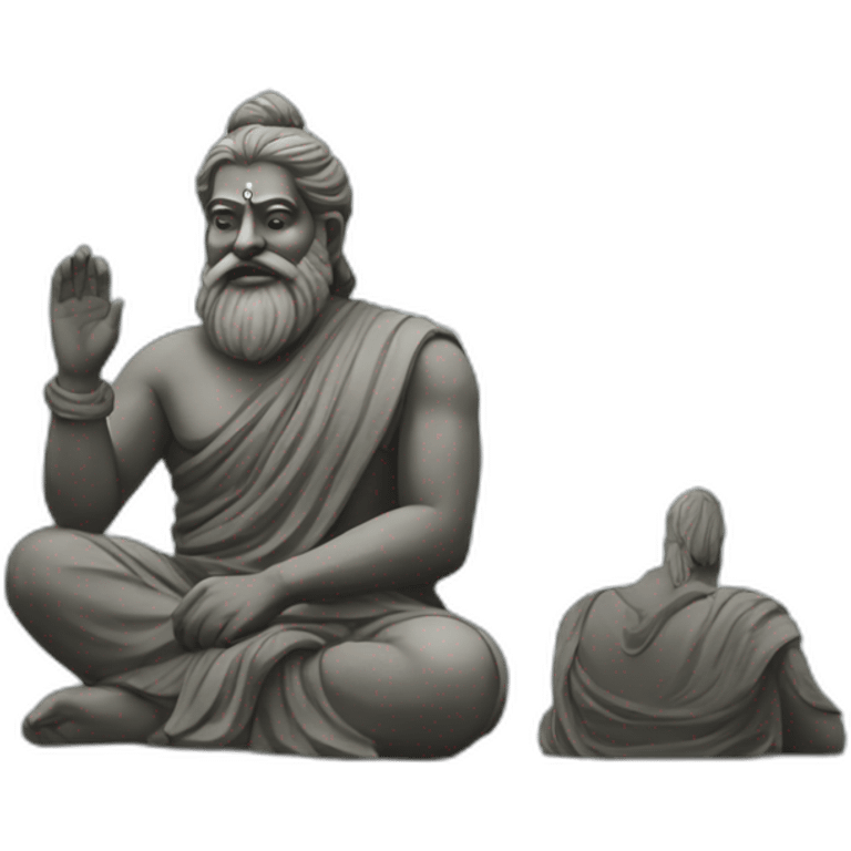 Thiruvalluvar statue emoji