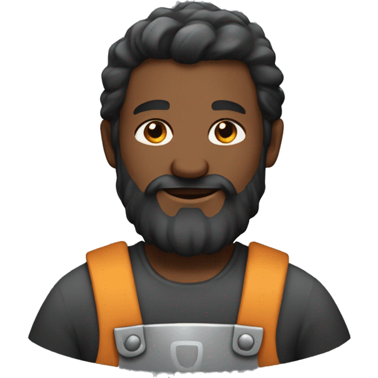 blacksmith with beard emoji