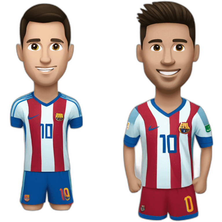 Messi et Ronaldo  emoji