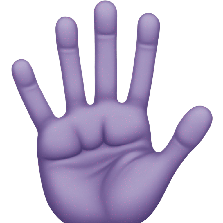 Hand with 6 finger emoji