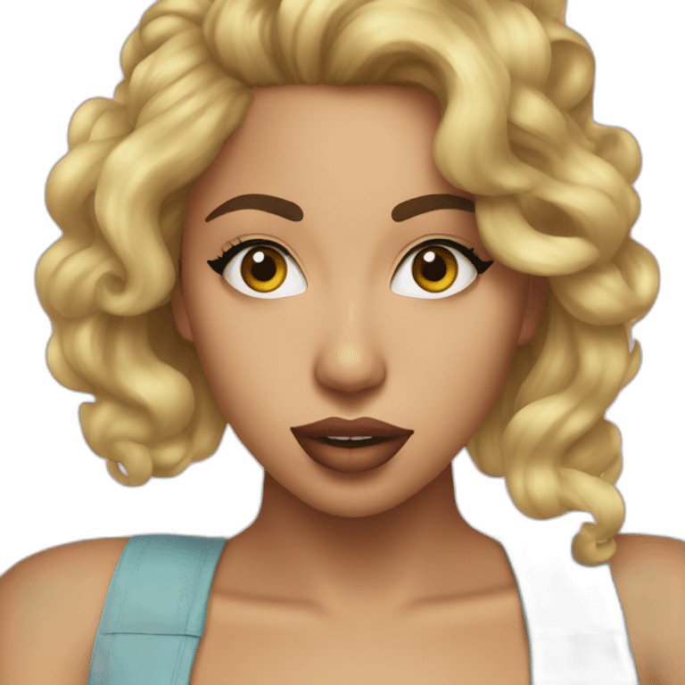 Kali Uchis in 2012 emoji