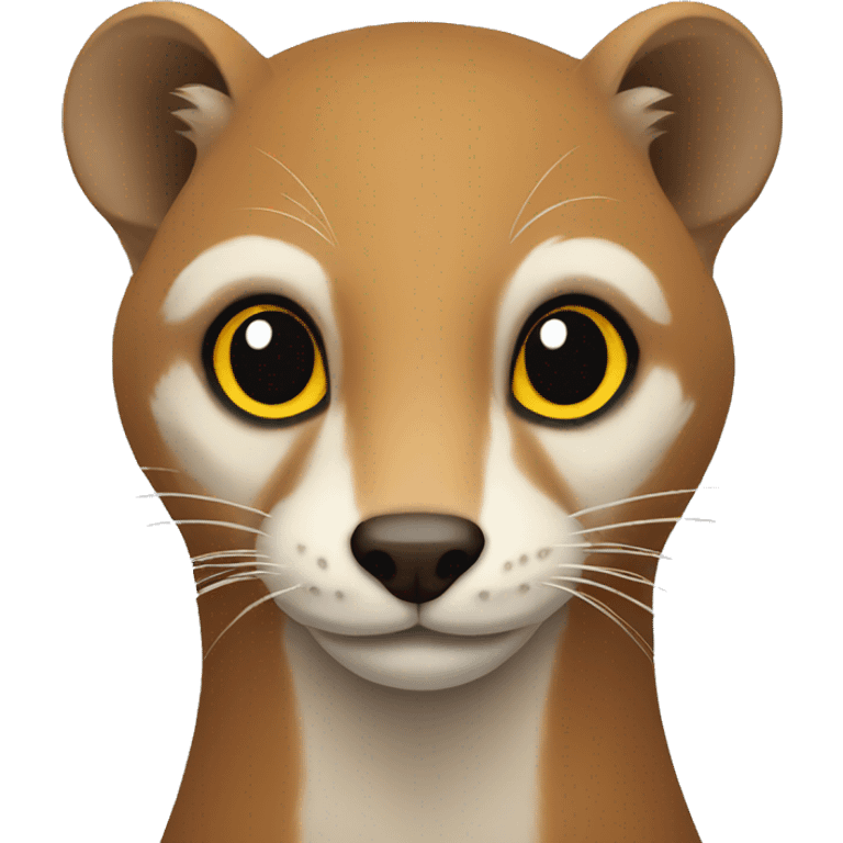 Weasel Front view emoji