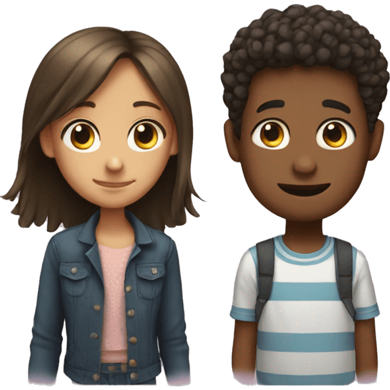 Boy and girl friend emoji