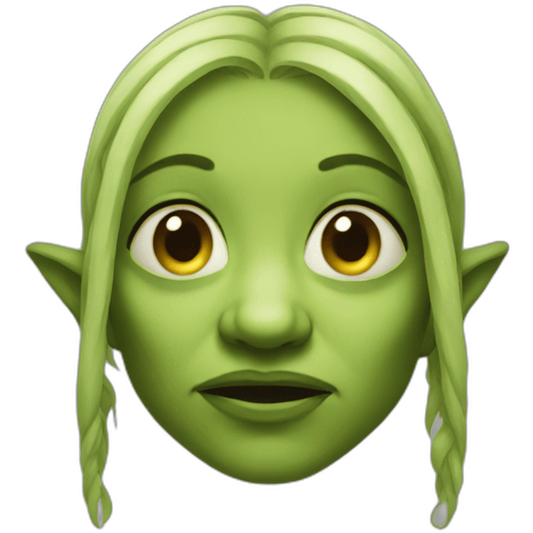 woman goblin wrinkles emoji