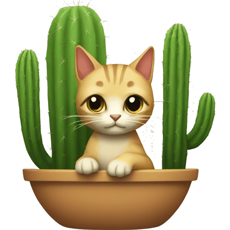 cactus cat emoji