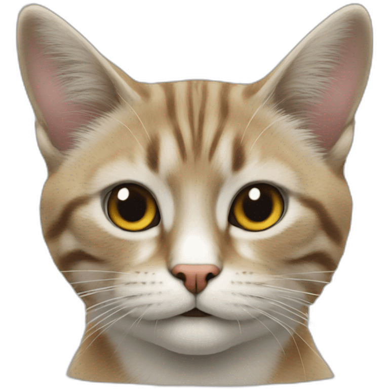 Rase de chat bangal emoji