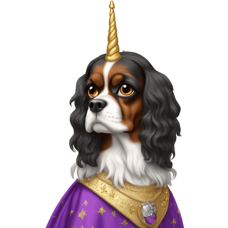 King Charles as a unicorn emoji