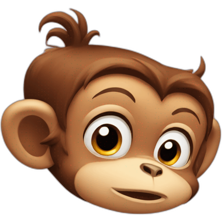 sassy little monkey emoji