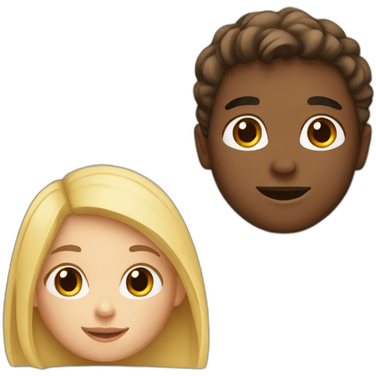 Girl and boy emoji