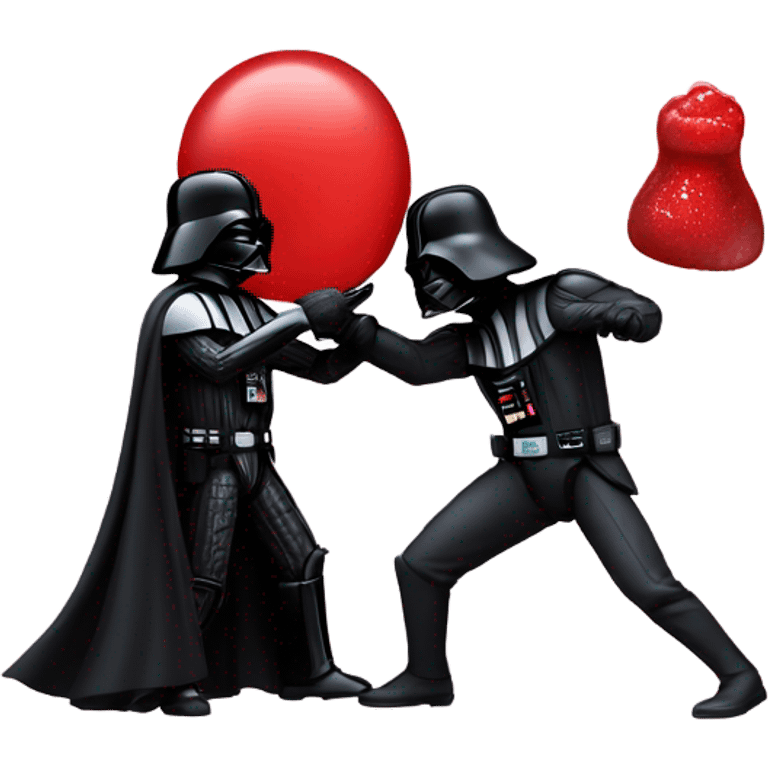 Koolaid man fighting darth Vader emoji