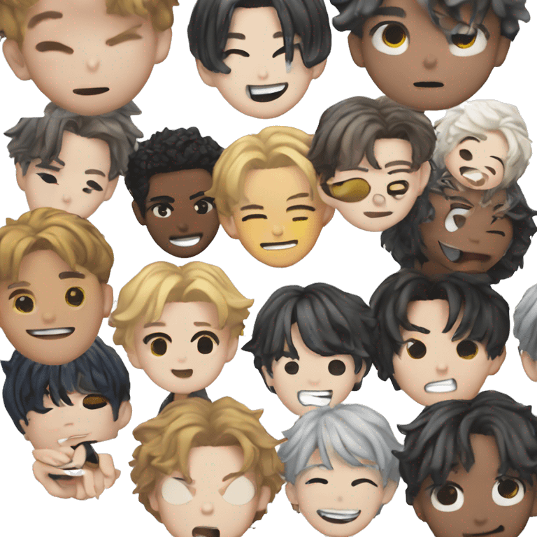 The K-pop group stray kids emoji