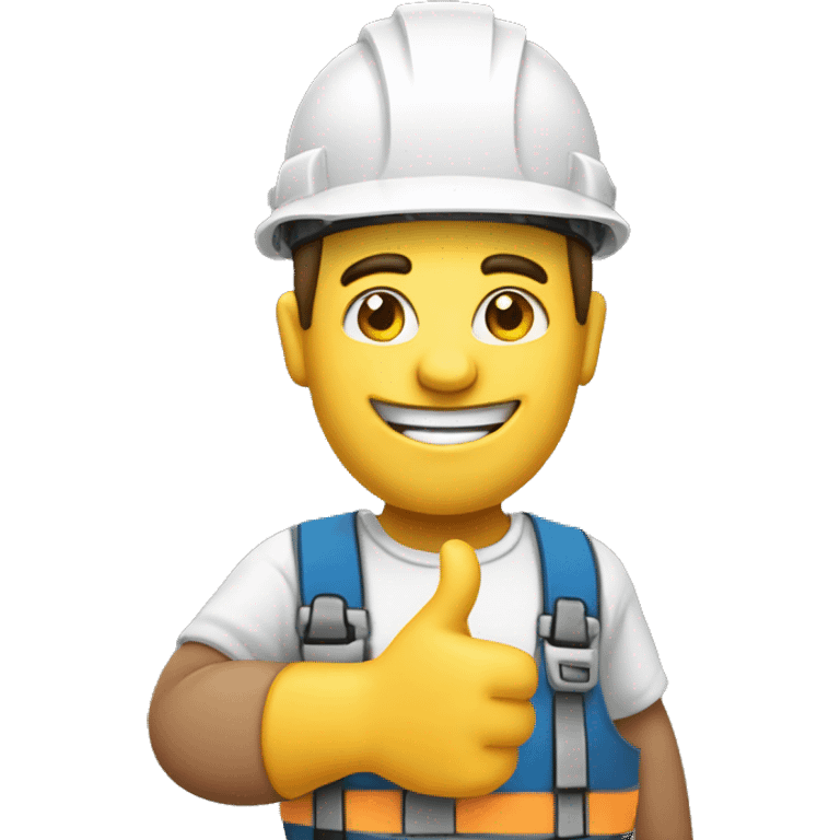 builder with thumbs up sign emoji